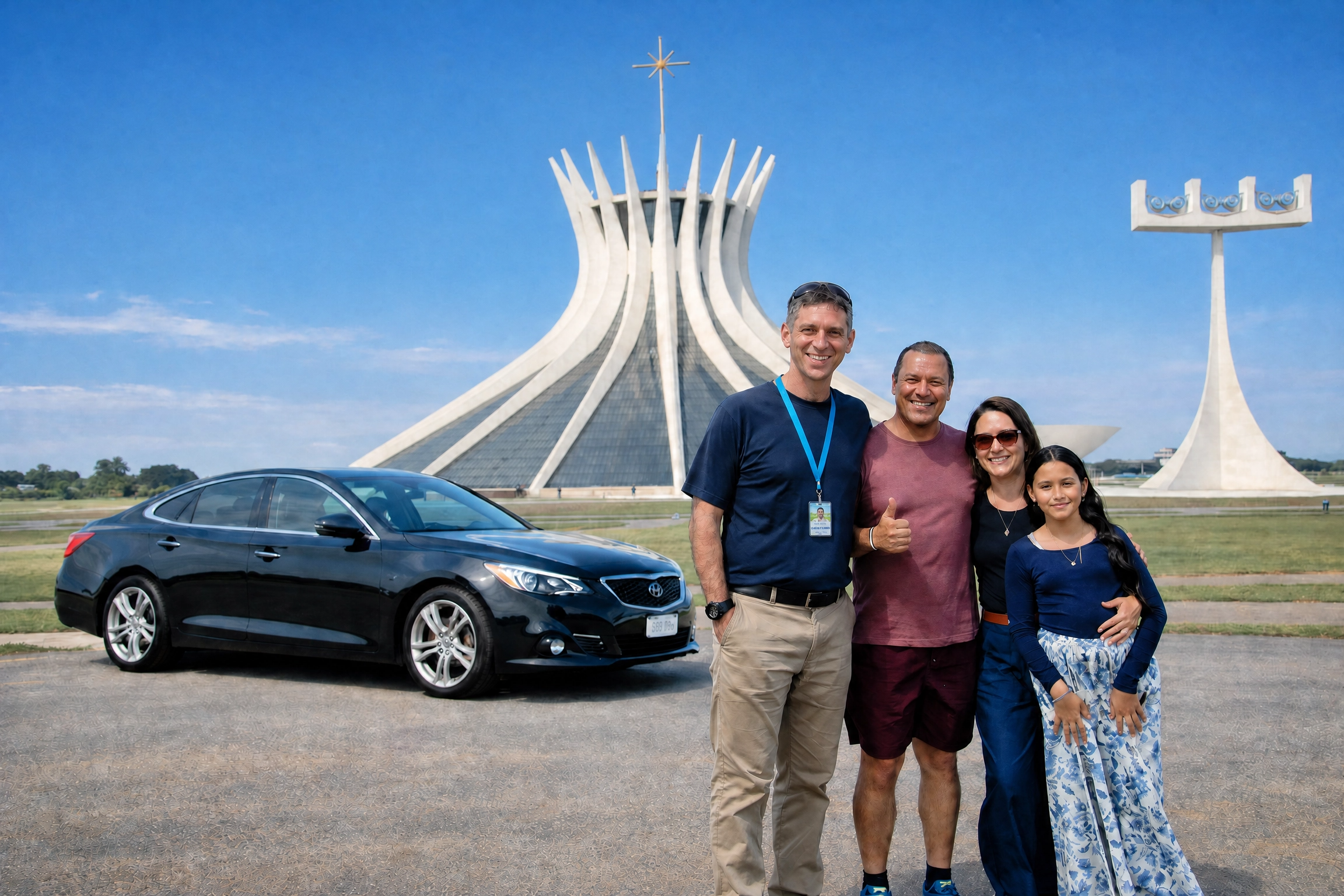 City Tour em Brasília privativo - Passeio exclusivo em carro executivo com guia credenciado