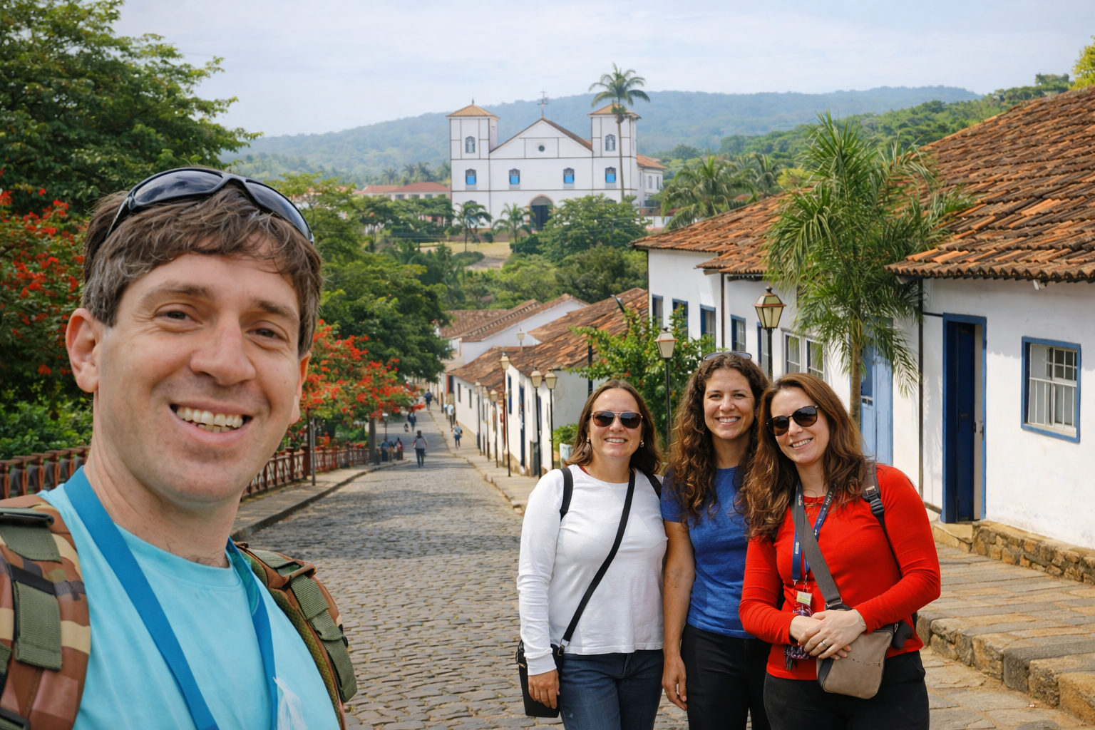Turismo colonial em Pirenópolis com casarões preservados - bate e volta saindo de Brasília