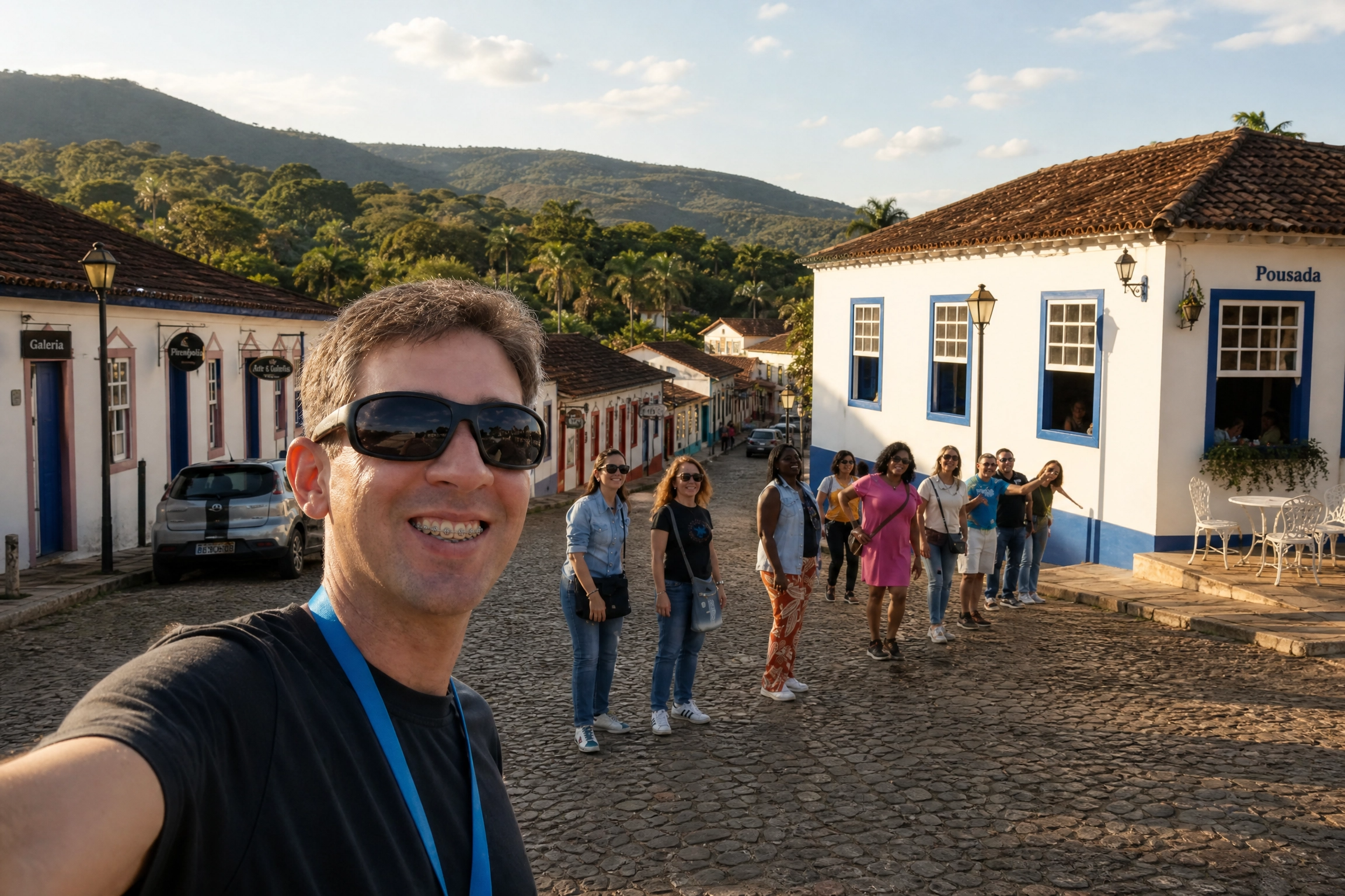 Vista geral de Pirenópolis - destino de bate e volta saindo de Brasília